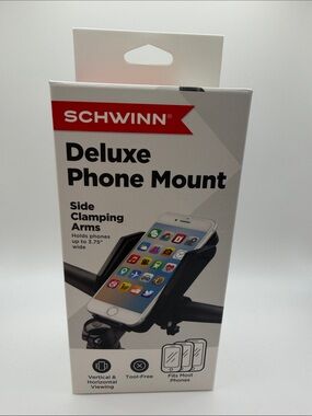 Schwinn Deluxe‎ Phone Mount - White and Black